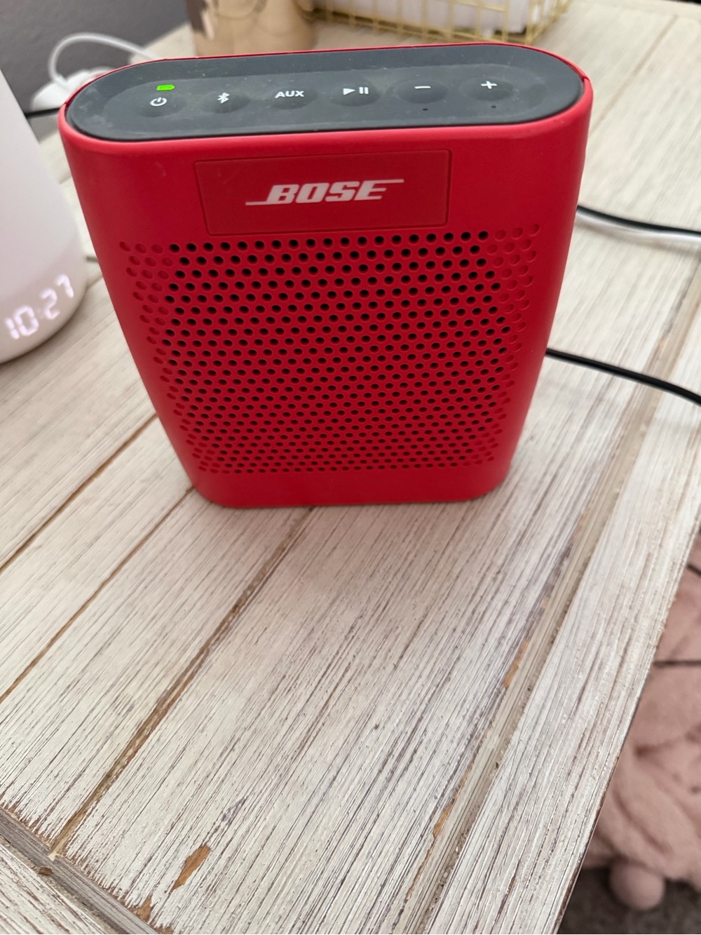 Bose Red Portable Bluetooth Speaker with Top Controls